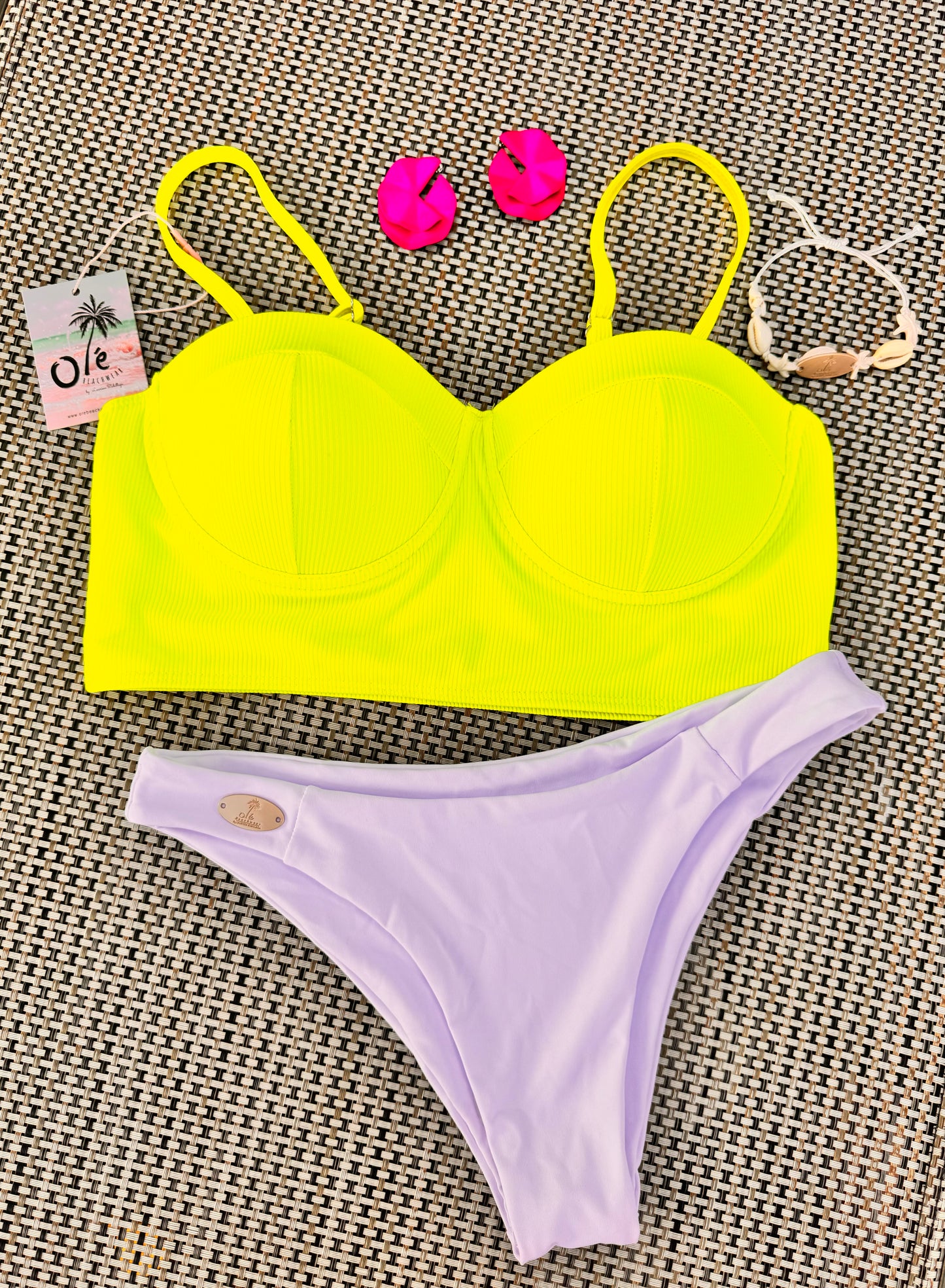 Neon lime set